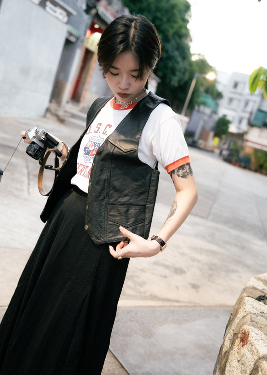 Bull Genuine Leather Vest