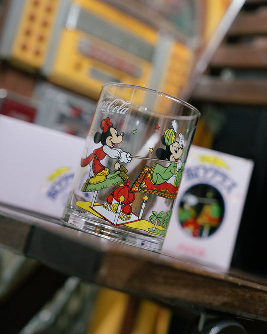 コカ・コーラ x ディズニー マジックカーペット ガラスカップ(箱付き)