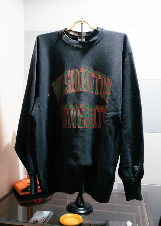 1980-90s "CHAMPION" WASHINGTON UNIVERSITY Reverse Weave Sweatshirt