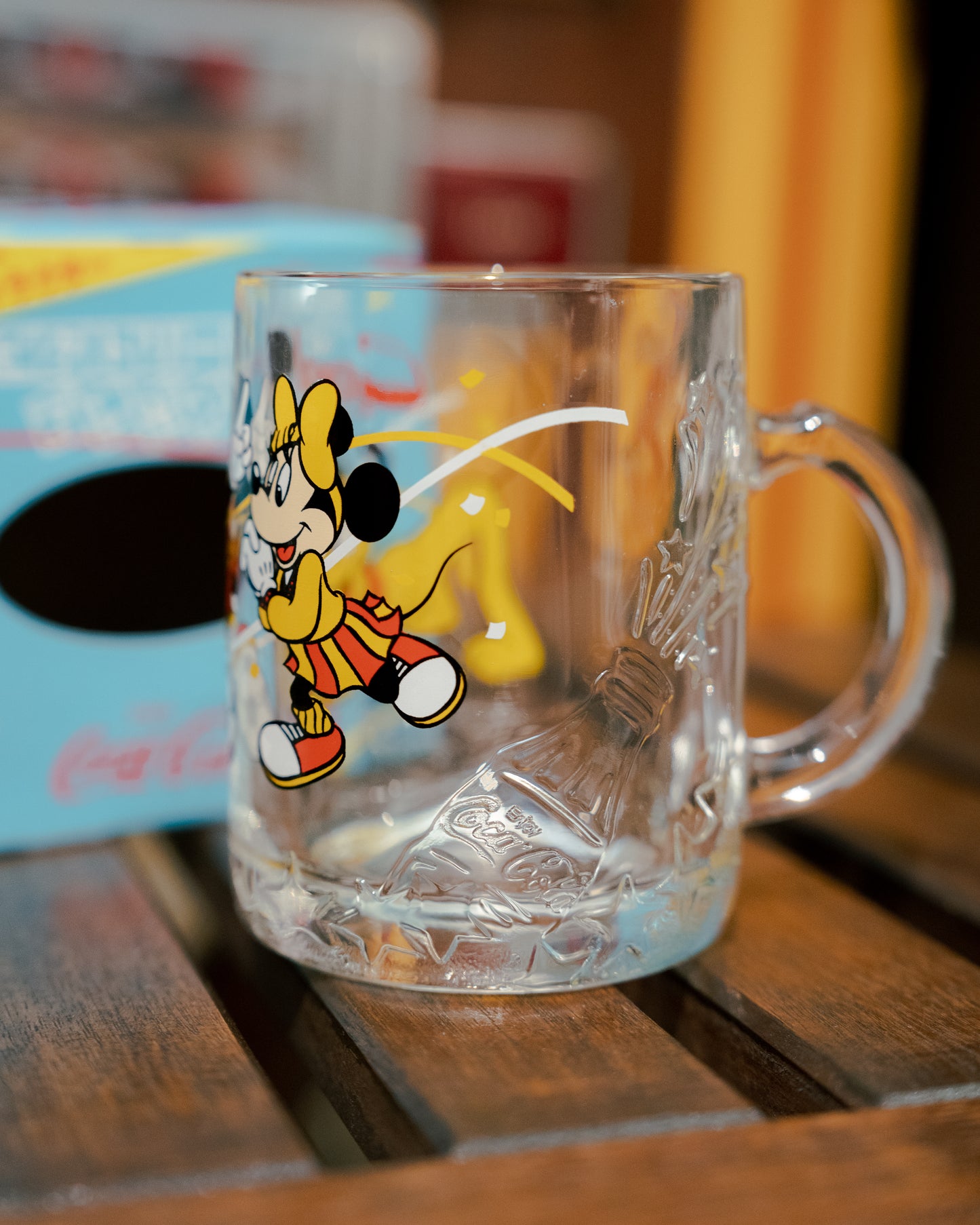 ~1980s COCA-COLA x Disney ”Goal“ Victory Mug with box