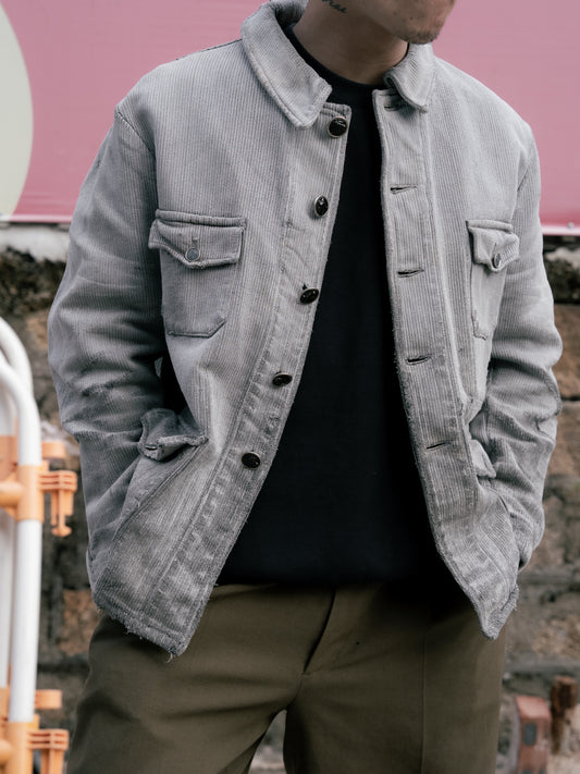 1950s French "Dumont d'Urville" Piqué Hunting Jacket