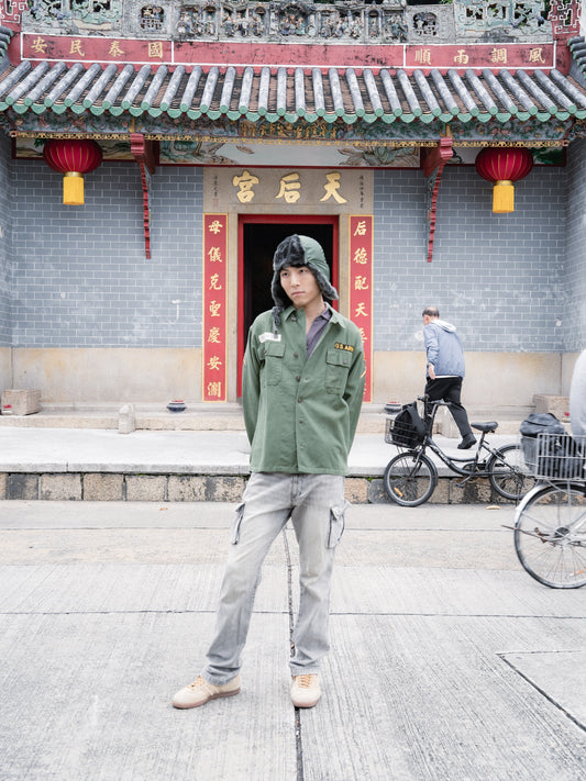 1960s U.S. Army OG-107 Type 1 Fatigue Shirt