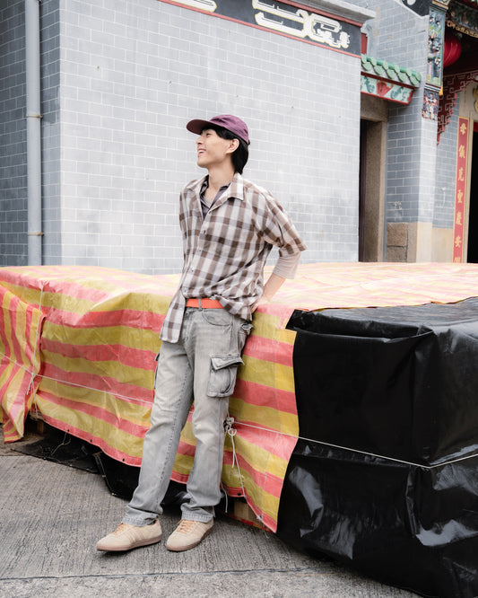 1960-70s “SOVEREIGN” Permanent Press Button-Up Short Sleeve Shirt