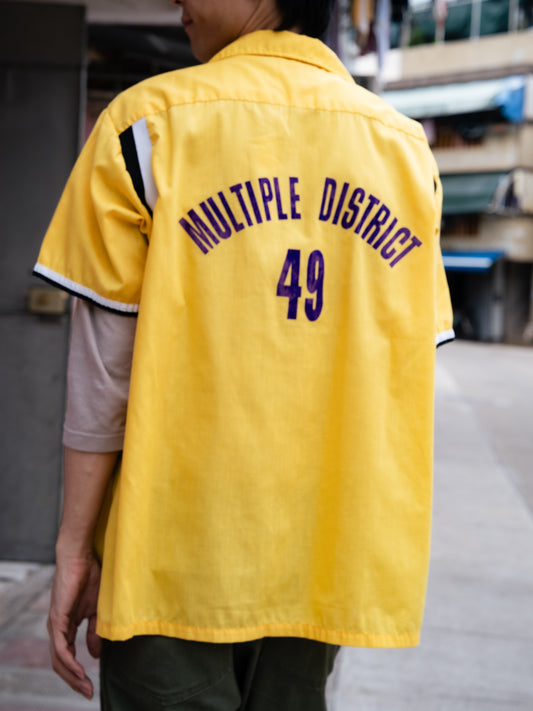 1960s "HILTON" Bowling Shirt