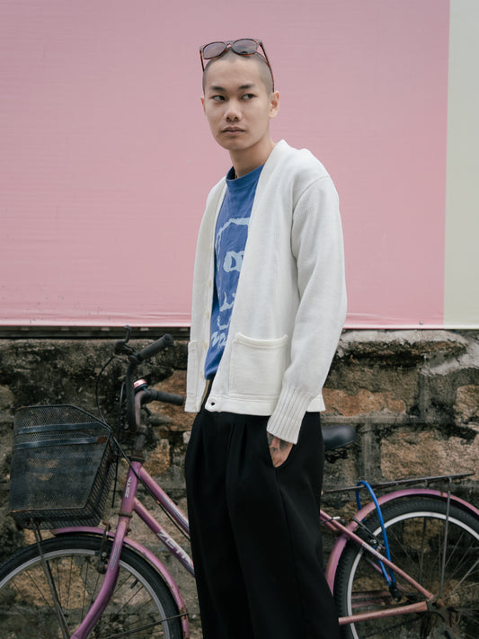 1950s ”LARRY BLACK SPORTING GOODS“ Cardigan