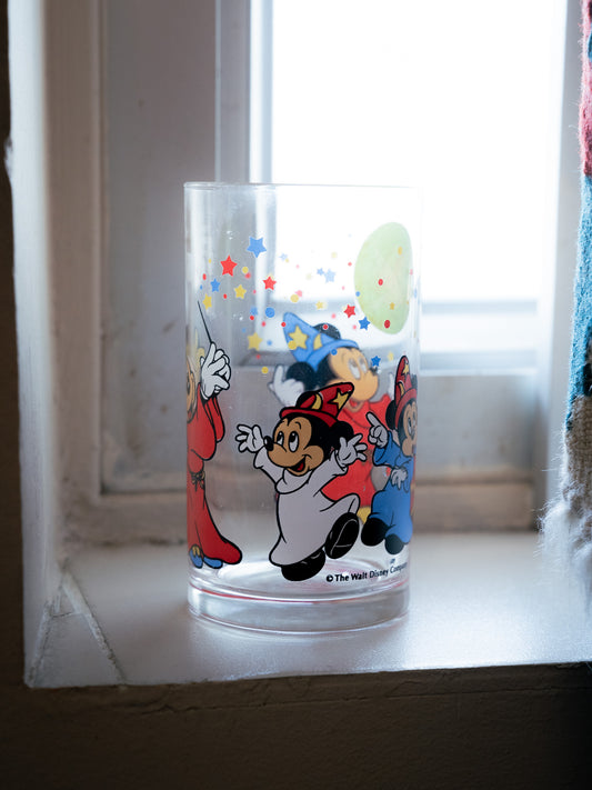 FANTA x DISNEY Wizard Novelty Sticker Glass Tumbler