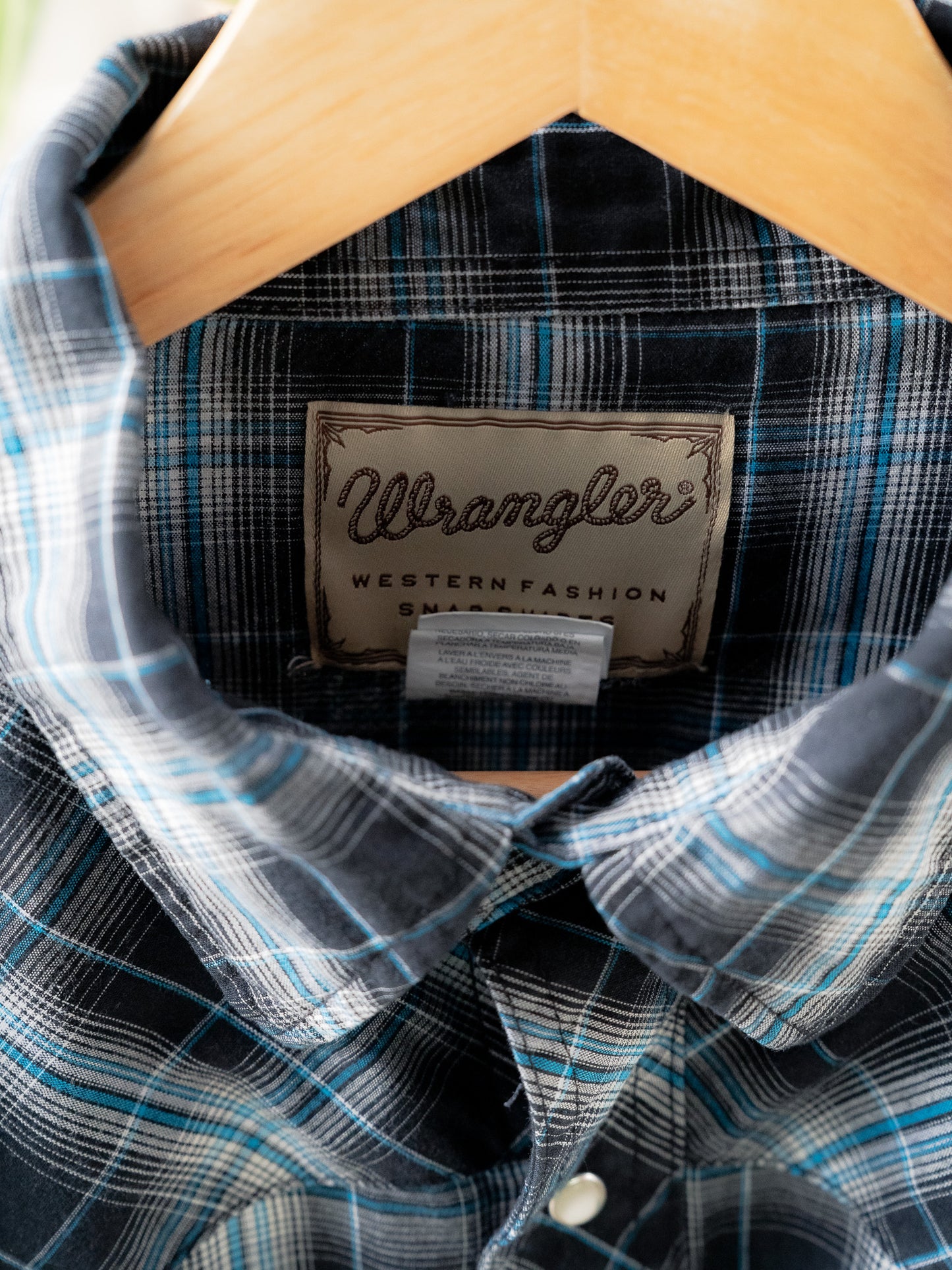 "WRANGLER" Long Sleeves Western Snap Shirt