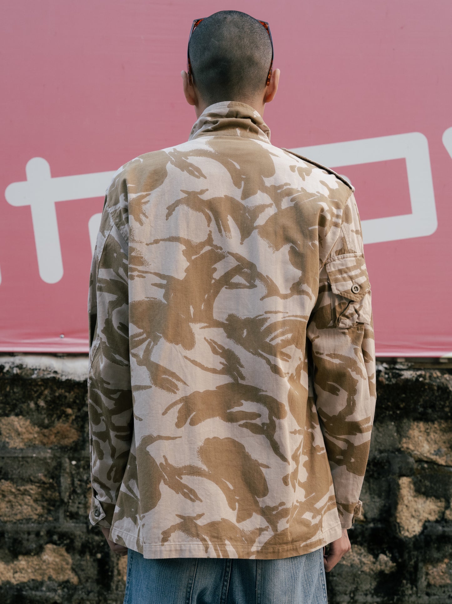 1990s Gulf War British Army Sparse Desert Camo DPM Combat Shirt