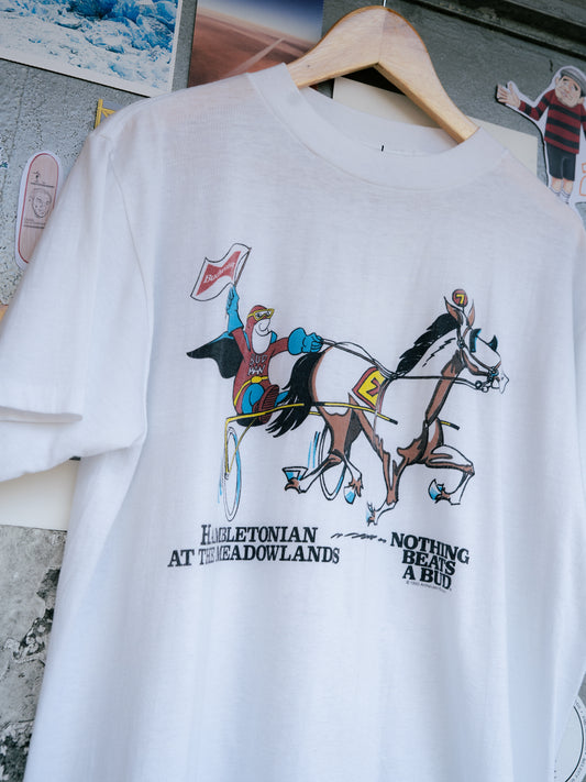 1990s "NATIONAL" Budweiser Riding Horse Tee