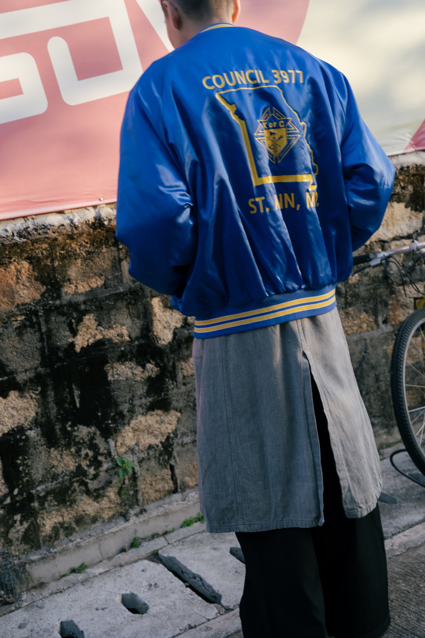 1980s "Pla-Jac By Dunbrooke" Satin Jacket