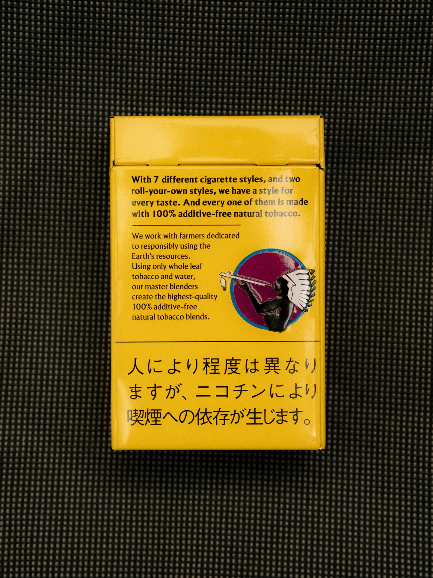 "AMERICAN SPIRIT" Cigarette Tin Case 金屬煙盒