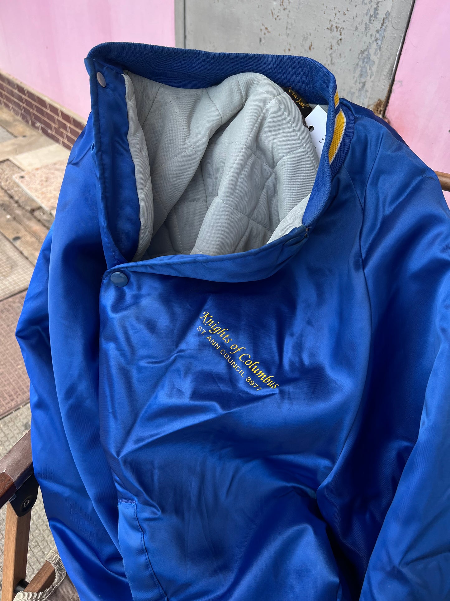 1980s "Pla-Jac By Dunbrooke" Satin Jacket