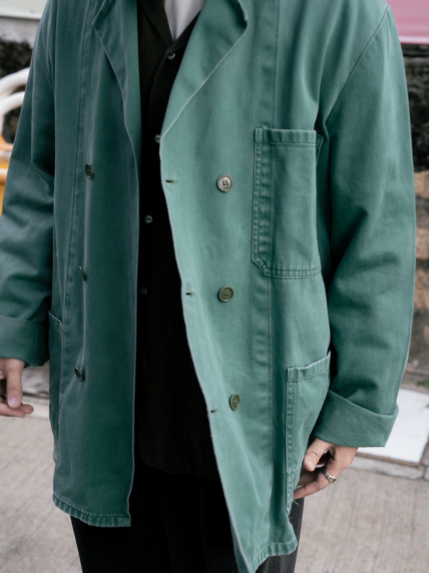 1960s Dutch "SANFOR" Double Breasted Work Jacket