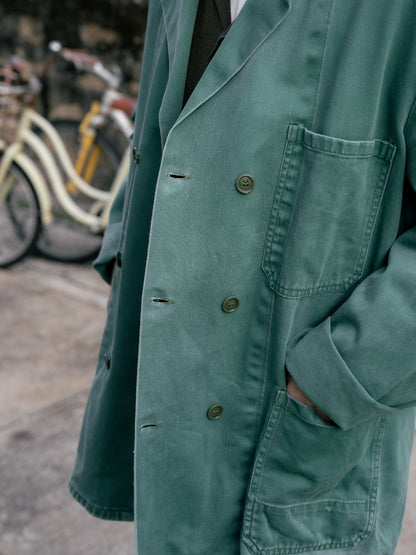 1960年代のオランダ製「SANFOR」ダブルブレストワークジャケット