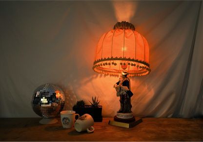 "KOIZUMI" ヒカリ魯特琴男孩陶瓷枱燈