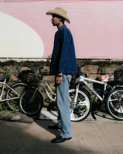 1950s French "Dumont d’Urville" Moleskin Indigo Work Jacket