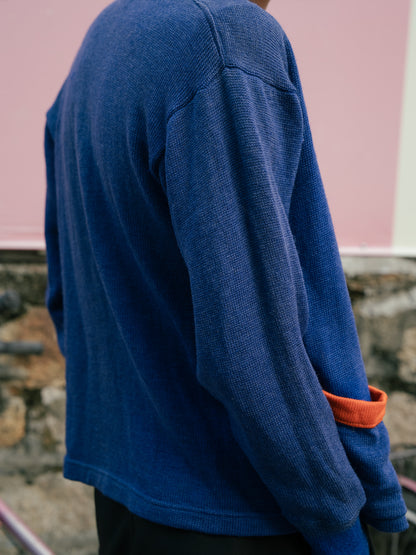 ~1970s "CollegeKnit" Letterman Virgin Wool Cardigan