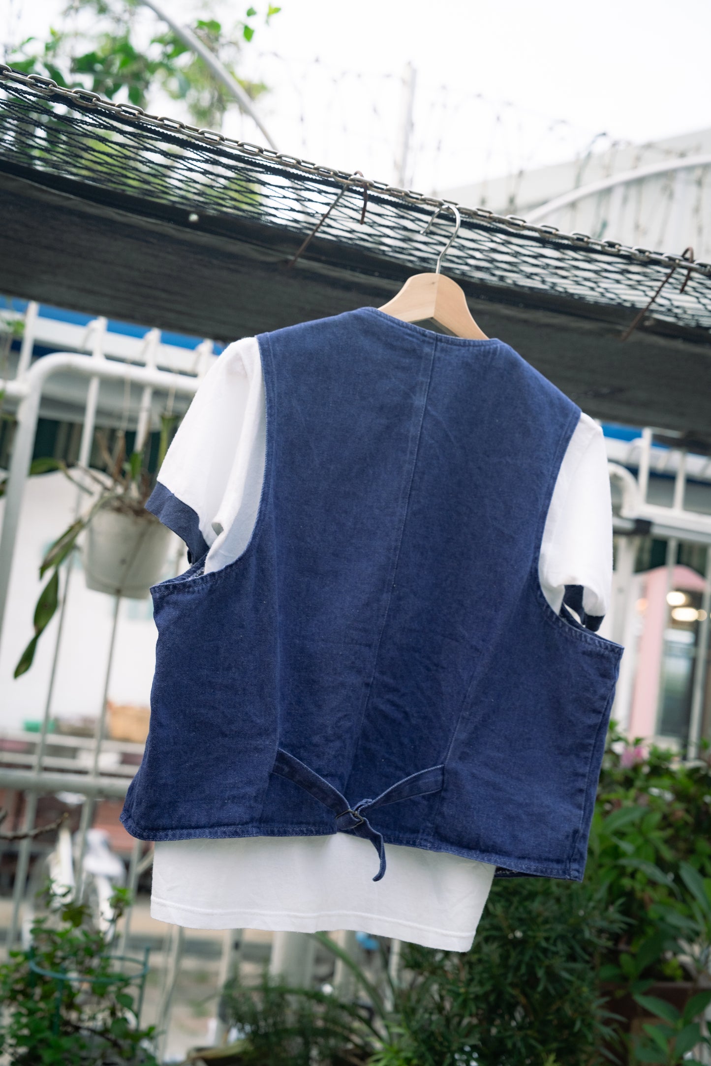 "REINE BAUMWOLLE" German Denim Vest