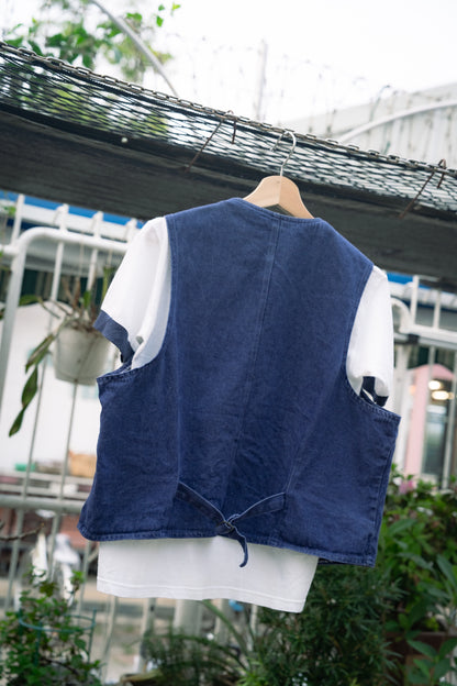 "REINE BAUMWOLLE" German Denim Vest