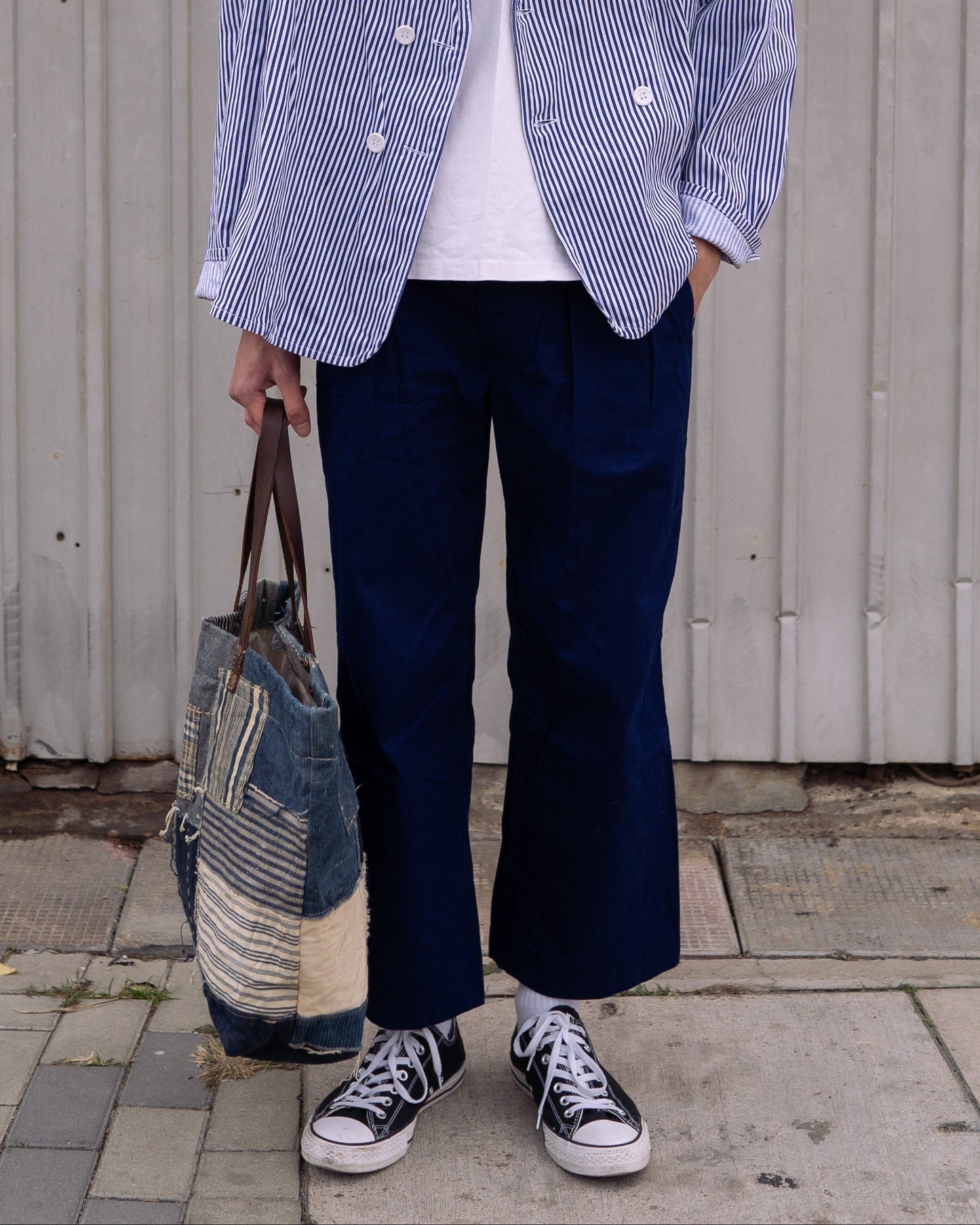 1980-2000s Hong Kong Firefighter Uniform Pleated Pants