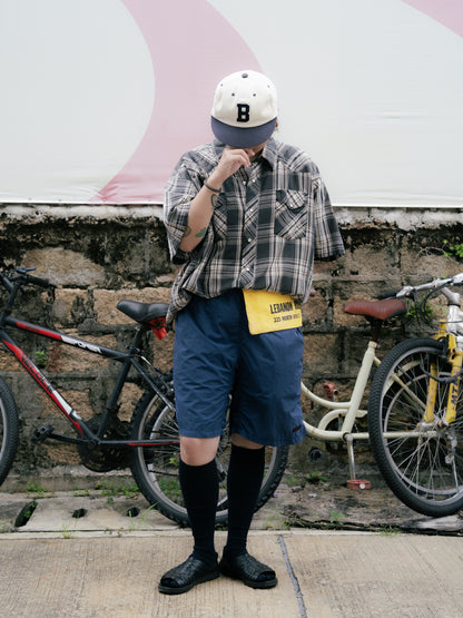 「Wrangler」格紋按扣短袖襯衫