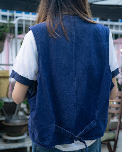 "REINE BAUMWOLLE" German Denim Vest