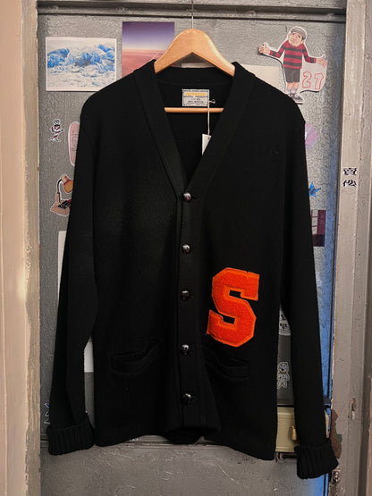 1960s "Bristol" Letterman Acrylic Cardigan