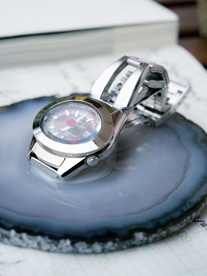1998 SEIKO ALBA AKA Purple Wine V782-5A40 Quartz Watch
