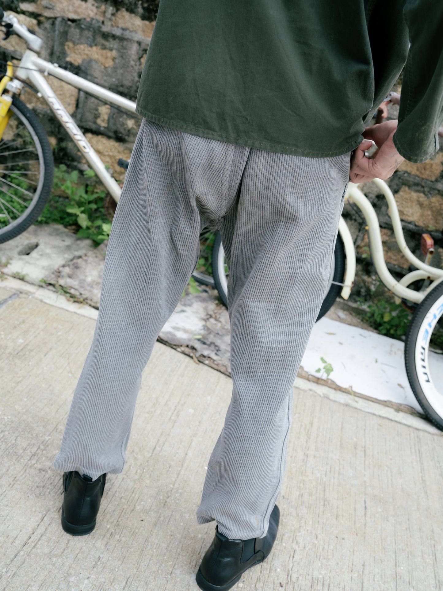 1940-50s French "SAVO" Piqué Work Pants