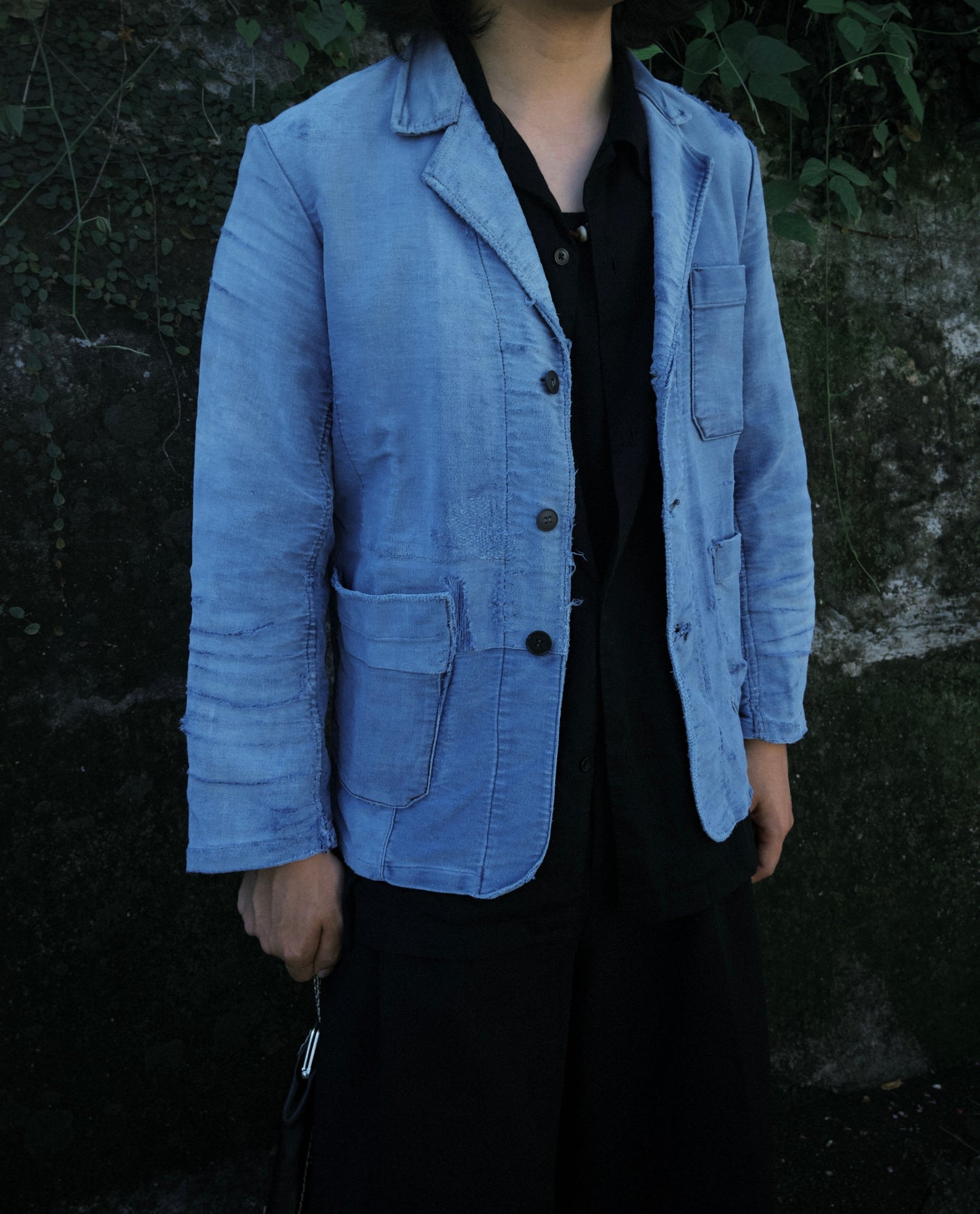 ~1950s French Moleskin Lapeled Work Jacket