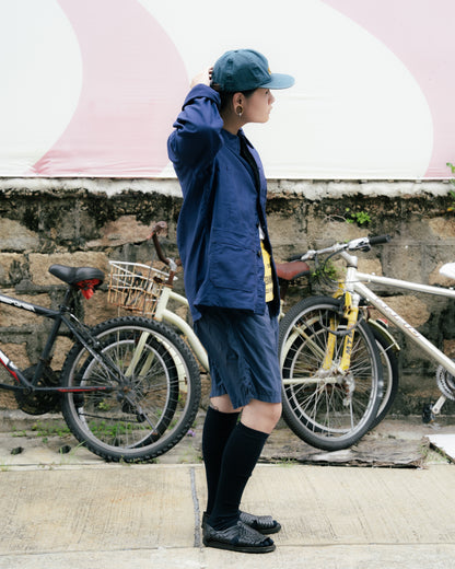 1960s French "Adolphe Lafont" Indigo Moleskin Jacket