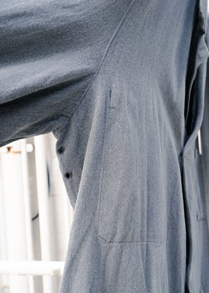 1950-60年代「ROBUR」法國黑色錢布雷大衣