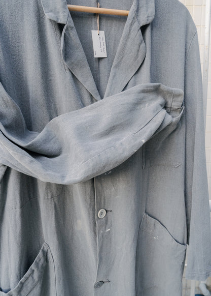 1950-60年代「ROBUR」法國黑色錢布雷大衣