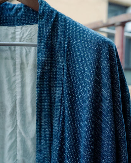 Blue Dyed Kasuri Noragi  藍染絣野良着