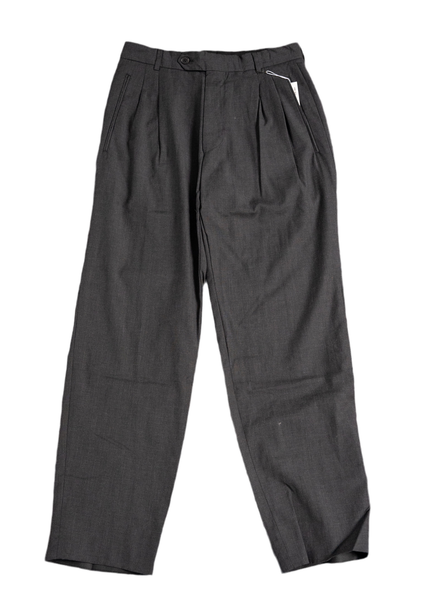 "HUGO BOSS" Lopez Pleated Wool Dress Pants