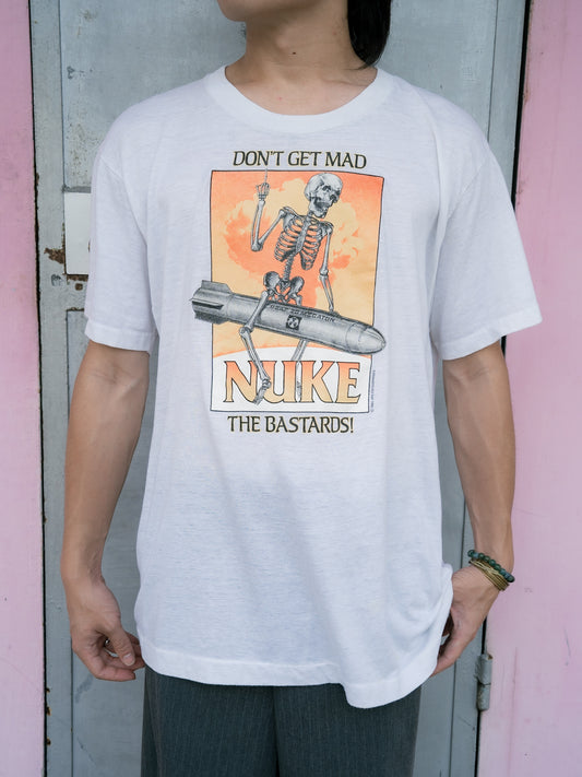1984 "SCREEN STARS" Don't Get Mad Nuke The Bastards Tee