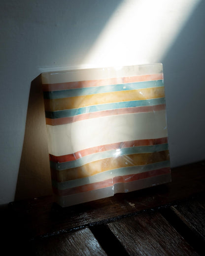 Rainbow Stone Ashtray 石製喫煙具 灰皿