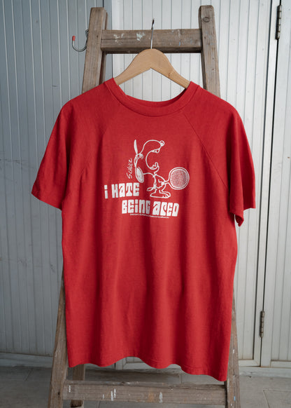 1970s "SHIRTEX" Snoopy Raglan Tee