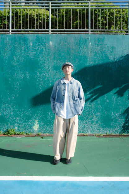 1940年代のフランス製「デュブレ＆デヴェルシェール」モールスキン製ワークチョアジャケット