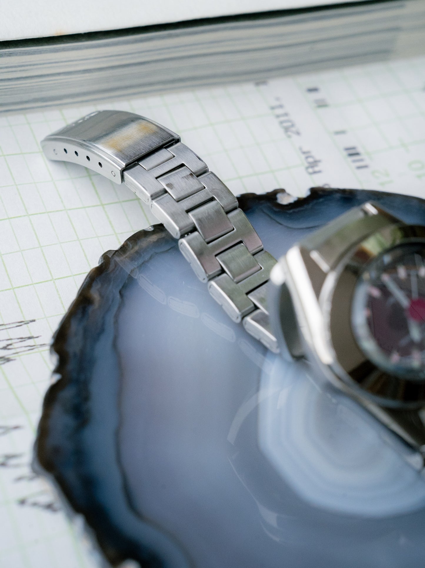 1998 SEIKO ALBA AKA Purple Wine V782-5A40 Quartz Watch