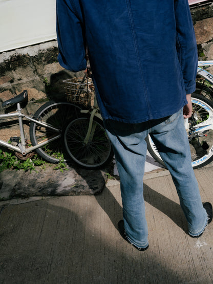 1950s French "Dumont d’Urville" Moleskin Indigo Work Jacket