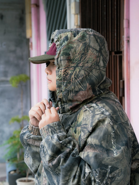 "MOSSY OAK" Break-Up Country Camouflage Lined Ripstop Hooded Jacket