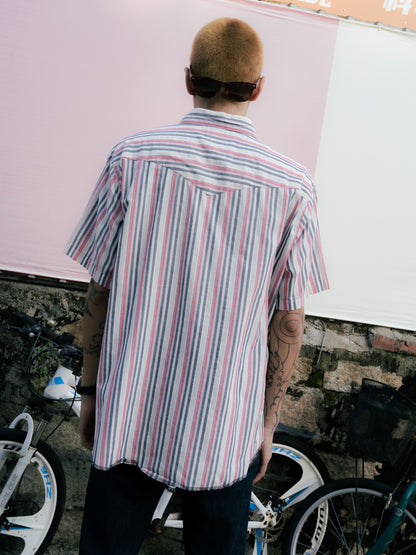 「Wrangler」珍珠按扣短袖襯衫