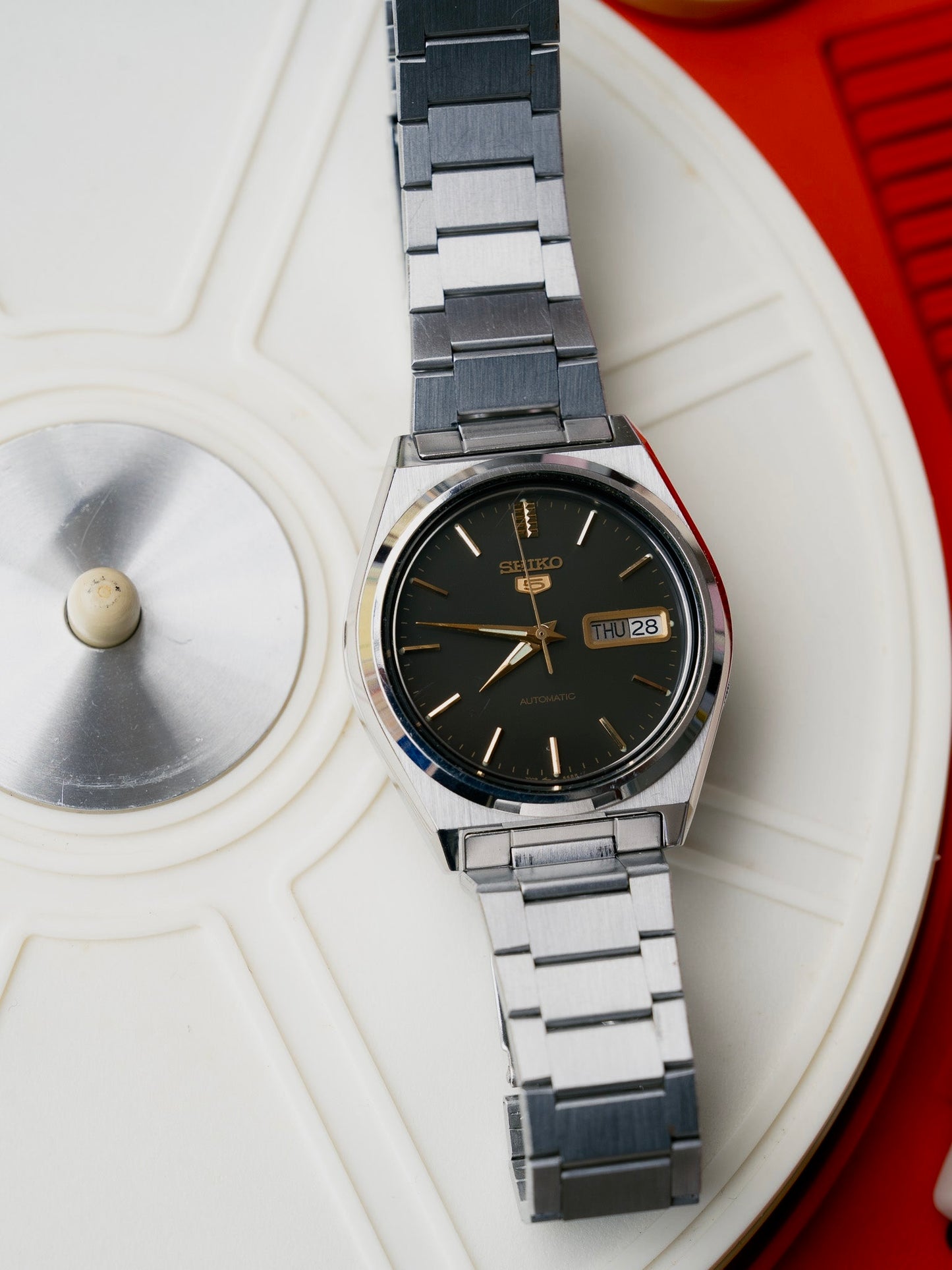 1991 SEIKO 5 Automatic 7009-876A Watch