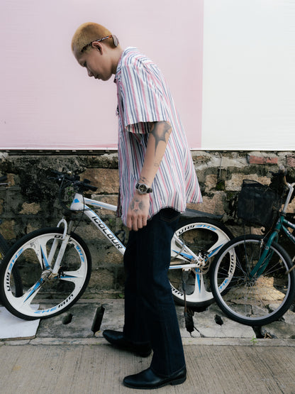 「Wrangler」珍珠按扣短袖襯衫