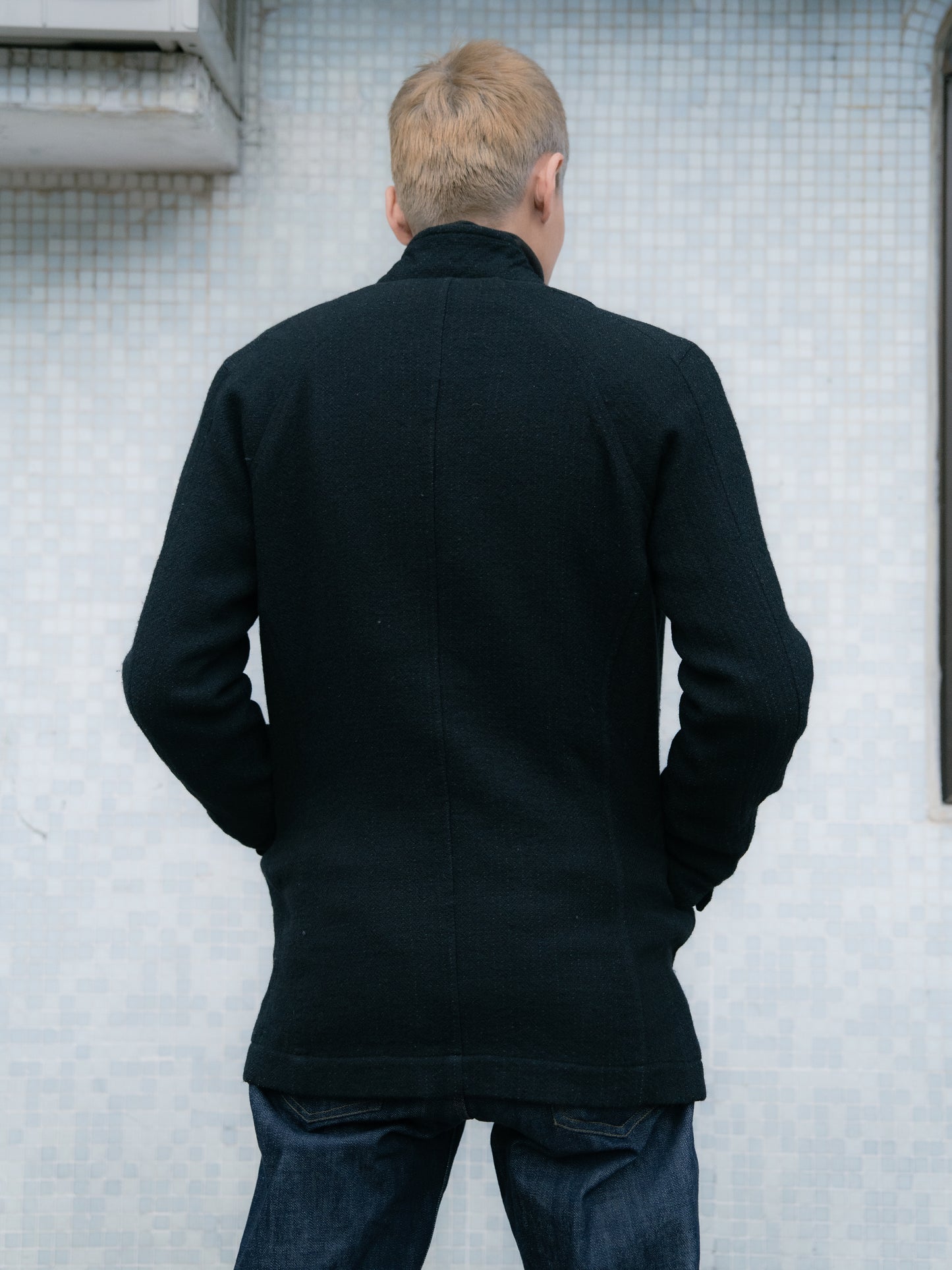 "THE VIRIDI-ANNE" Cotton Wool Jacket