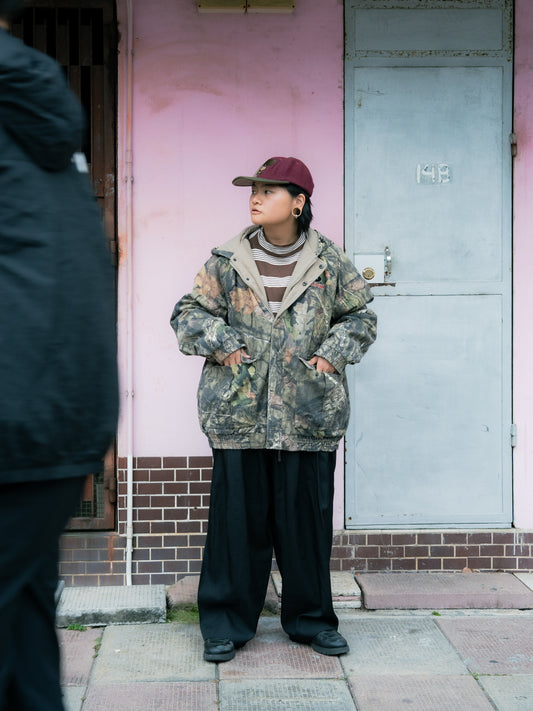 "MOSSY OAK" Break-Up Country Camouflage Lined Ripstop Hooded Jacket