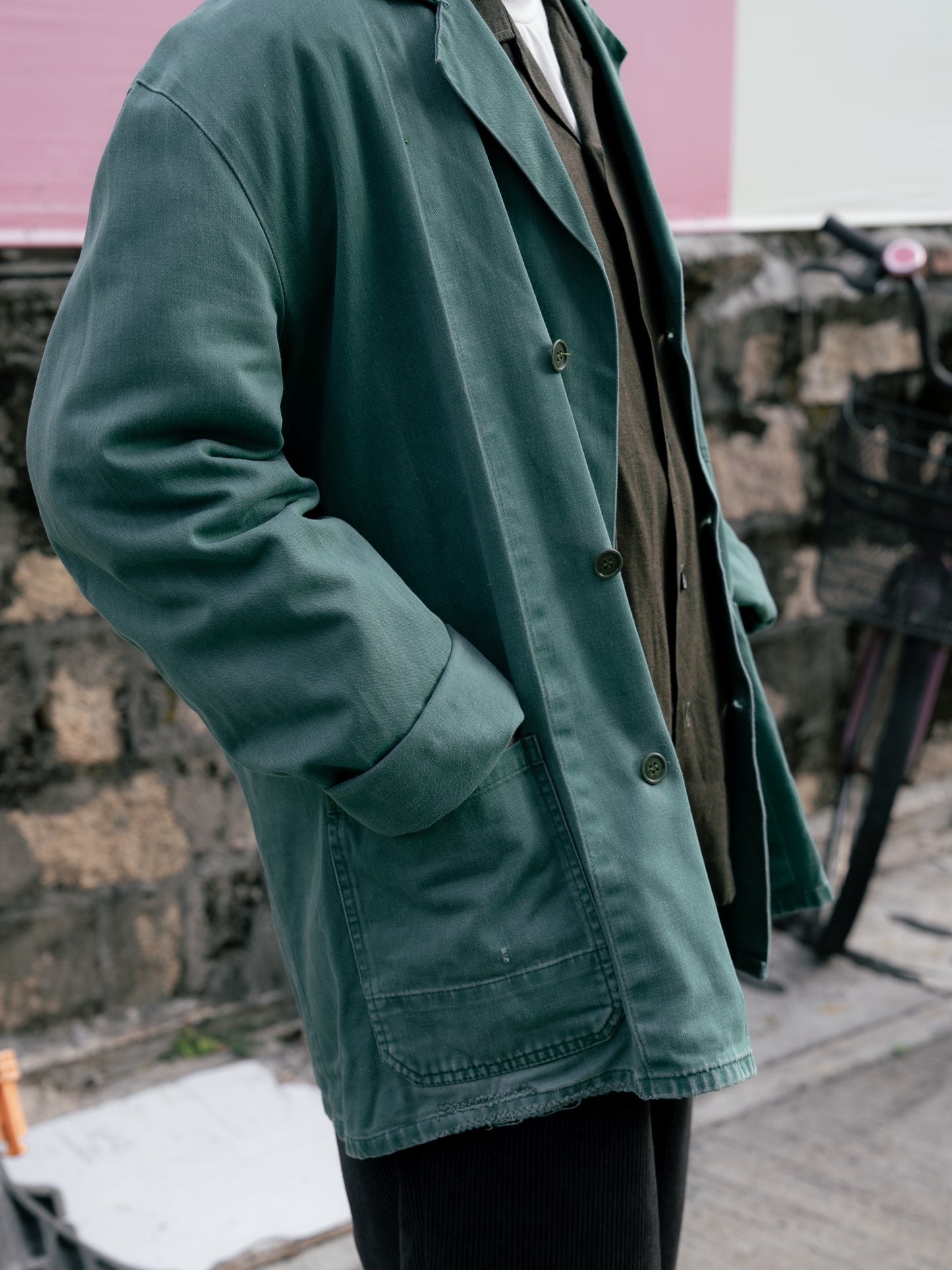 1960s Dutch "SANFOR" Double Breasted Work Jacket