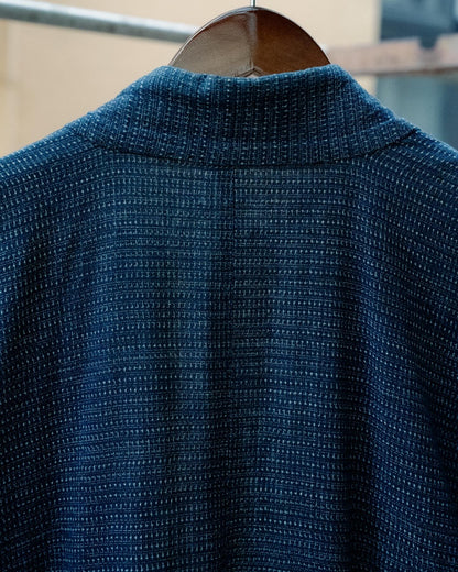 Blue Dyed Kasuri Noragi  藍染絣野良着