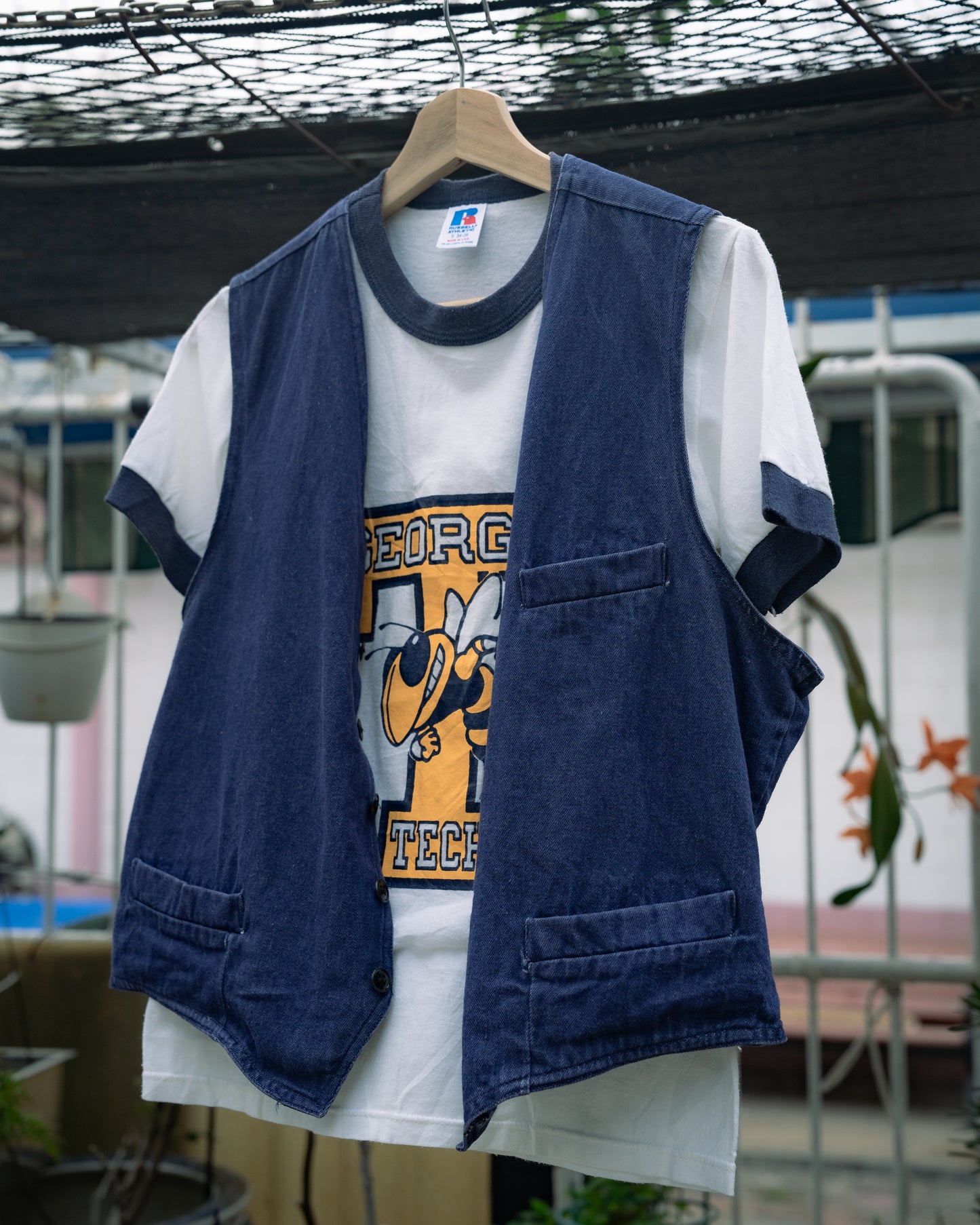 "REINE BAUMWOLLE" German Denim Vest
